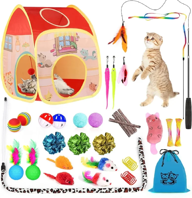 - Pet water dispenser UV sterilization version34Pcs Cat Toys Kitten Toys, Interactive Kitty Toys with Collapsible Cat Tunnels Tent, Cat Wand Catnip Feather Teaser - Pet water dispenser UV sterilization version34Pcs Cat Toys Kitten Toys, Interactive Kitty Toys with Collapsible Cat Tunnels Tent, Cat Wand Catnip Feather Teaser