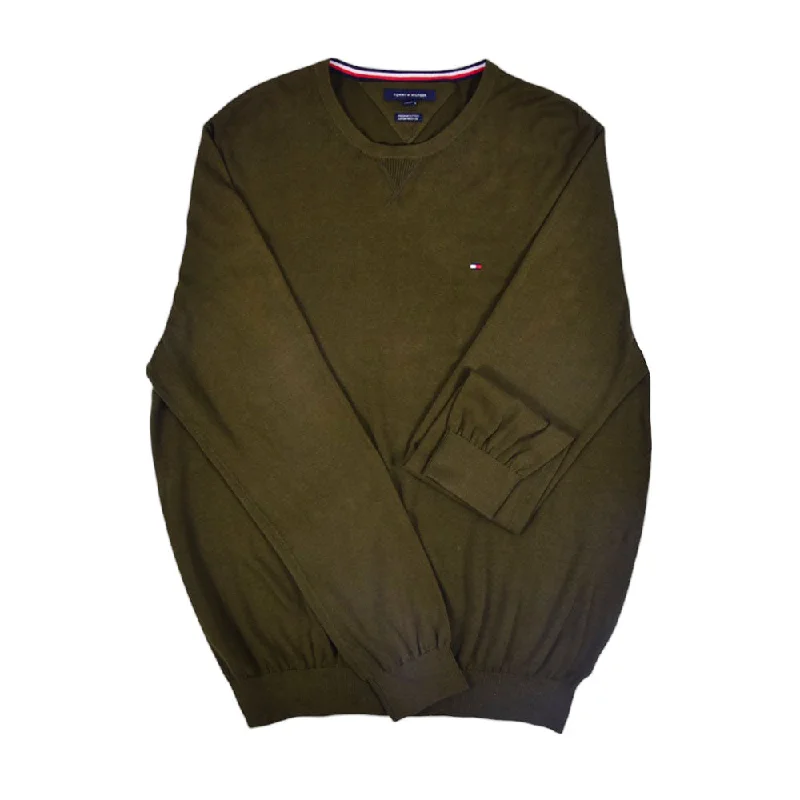 - Organic cotton dog bibsTH MAN L/S R-NECK SWEATER 78J3330 GRN M ( IR )
