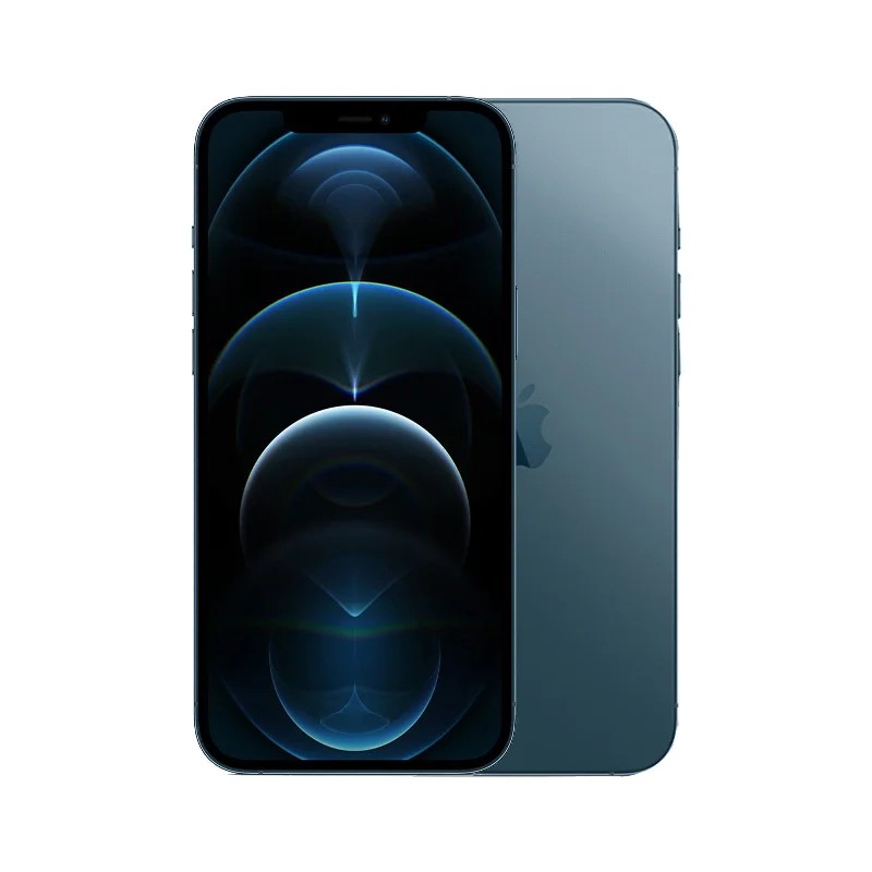 ---Apple iPhone 12 Pro Max 128GB (Blue) [~Renewed: As New]