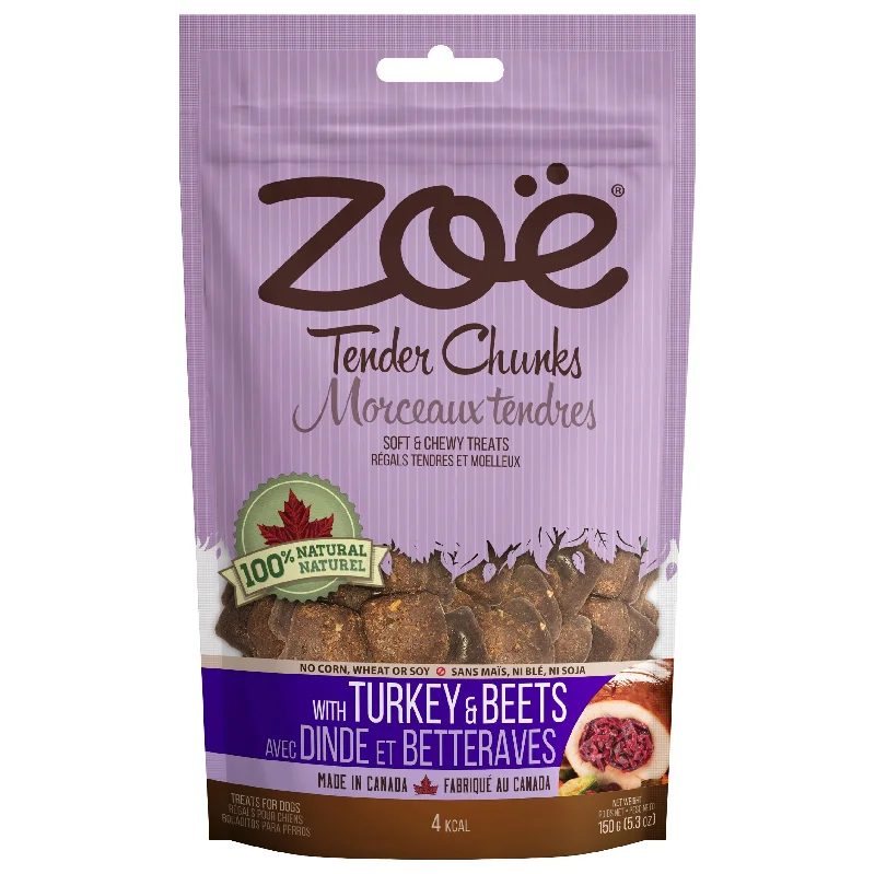 - Food for small dogsZoe Tender Chunks Turkey & Beets 150g