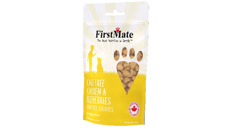 - Where to buy imported dog foodFirstMate Cage Free Chicken & Blueberries Treats