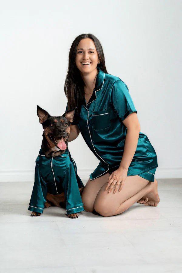 Pet fashion clothesGeorgina Matching Pajama Set