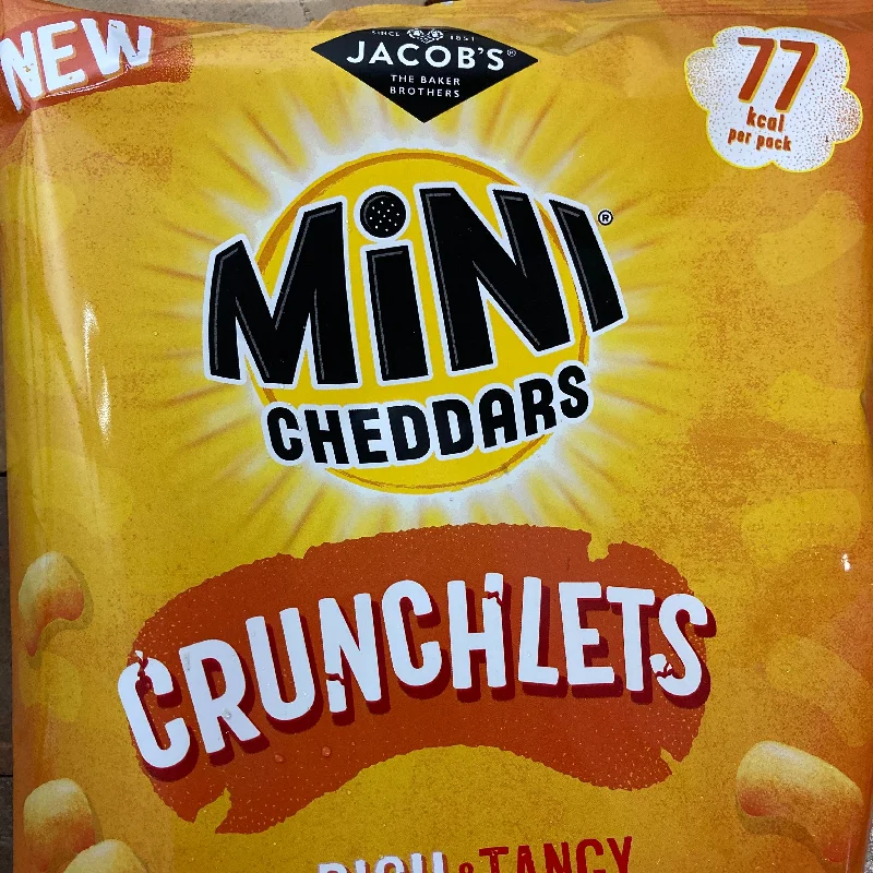 - Rabbit grass rack to prevent waste food box12x Jacobs Mini Crunchlets Tangy Cheddar Bags (2 Packs of 6x17g) - Rabbit grass rack to prevent waste food box12x Jacobs Mini Crunchlets Tangy Cheddar Bags (2 Packs of 6x17g)
