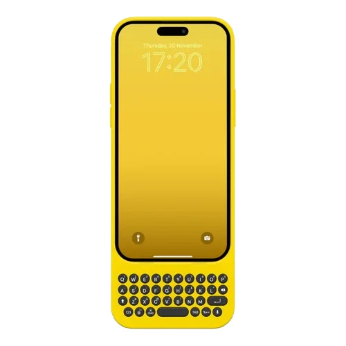 - Pet monitor with cameraClicks Keyboard for iPhone 15 Pro Max (BumbleBee)