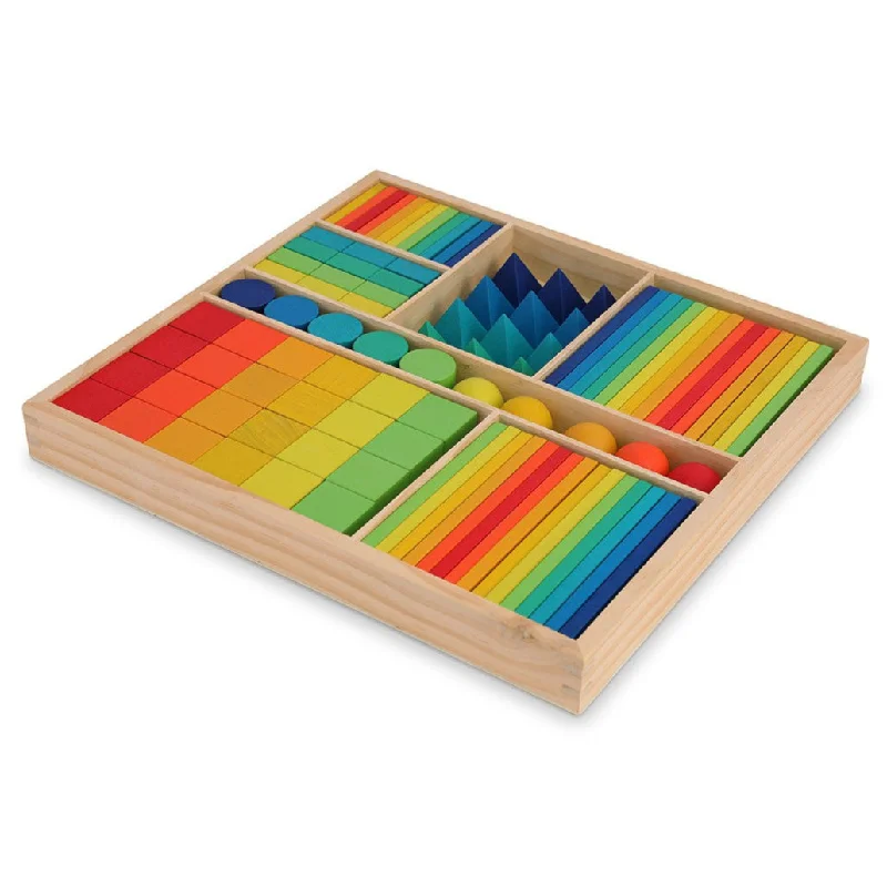  -Bite-resistant dog toy recommendationsKinderfeets Mixed Block Tray - Rainbow