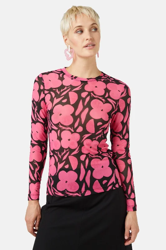 - Postoperative pet anti-licking Elizabethan collarFlower Stripe Mesh Top