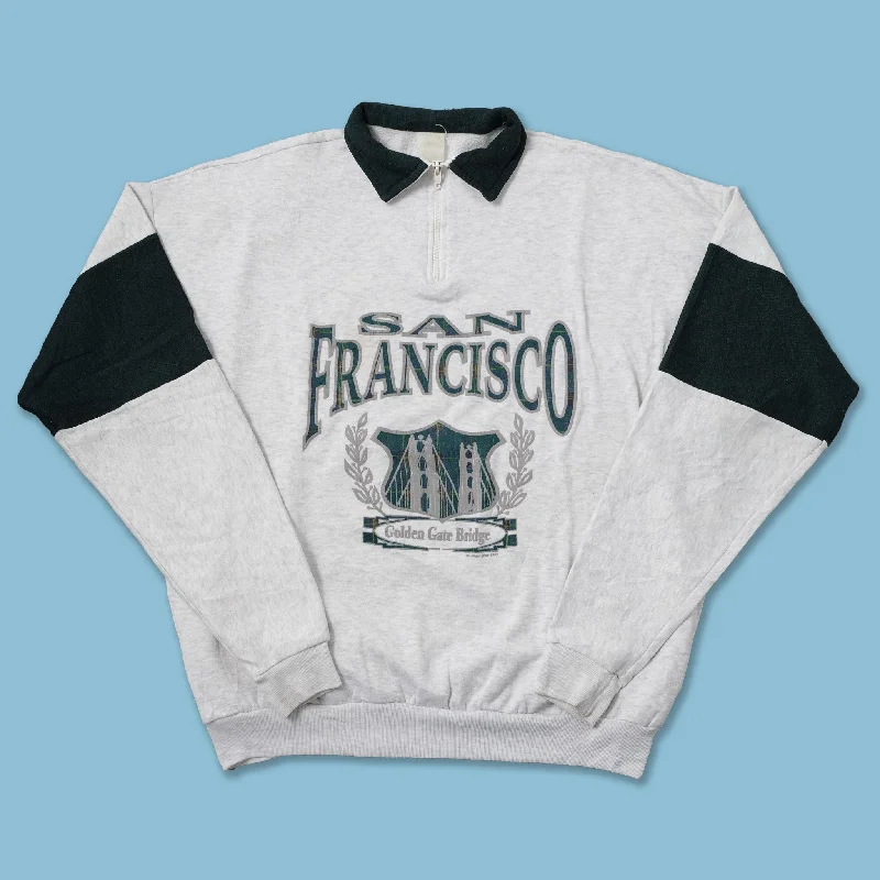 - Deodorizing cat litter tofu litterVintage San Francisco Q-Zip Sweater Large