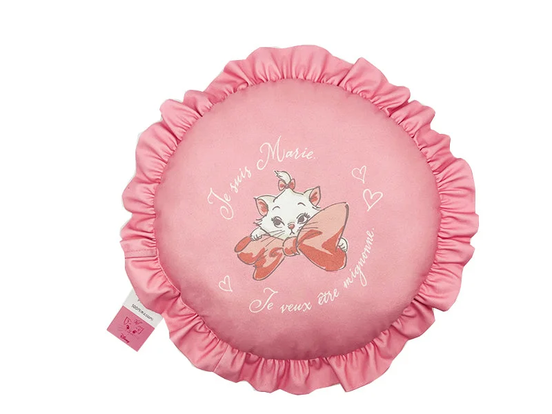- Organic cotton dog bibsRound Frill Cushion Pink Disney Marie