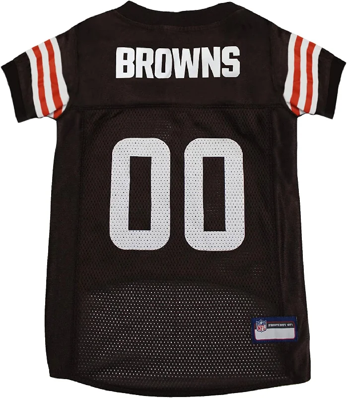 - Winter warm clothes for short-haired dogsNFL Cleveland Browns Dog Jersey, Size: Medium. Best Football Jersey Costume for Dogs & Cats. Licensed Jersey Shirt - Winter warm clothes for short-haired dogsNFL Cleveland Browns Dog Jersey, Size: Medium. Best Football Jersey Costume for Dogs & Cats. Licensed Jersey Shirt