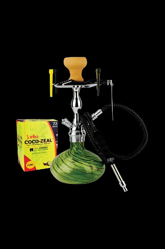 - Summer pet ice matElite Single Hose "Dakari" Hookah With Coco-Zeal Charcoal