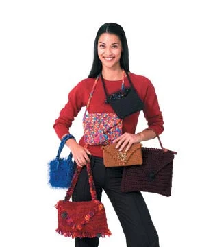 ---Furry Little Envelope Bag Pattern (Crochet)