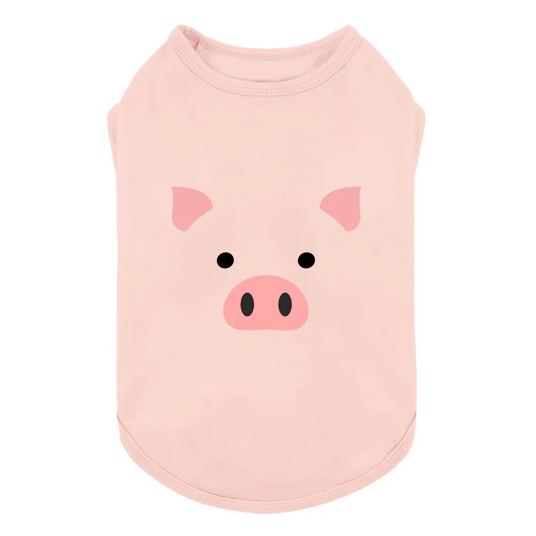 Pet Christmas clothesCute Pink Piggy Shirt