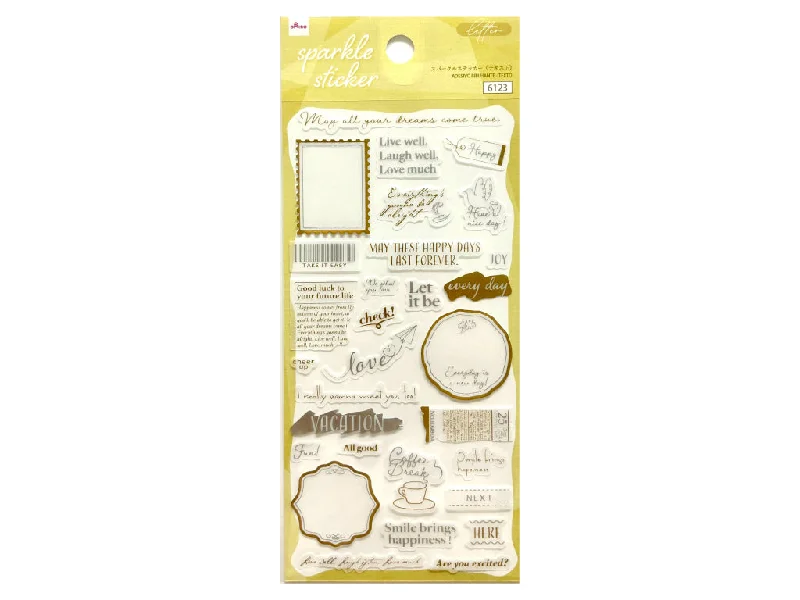 - Pet tear stain cleaning wipesSparkle Sticker Letter