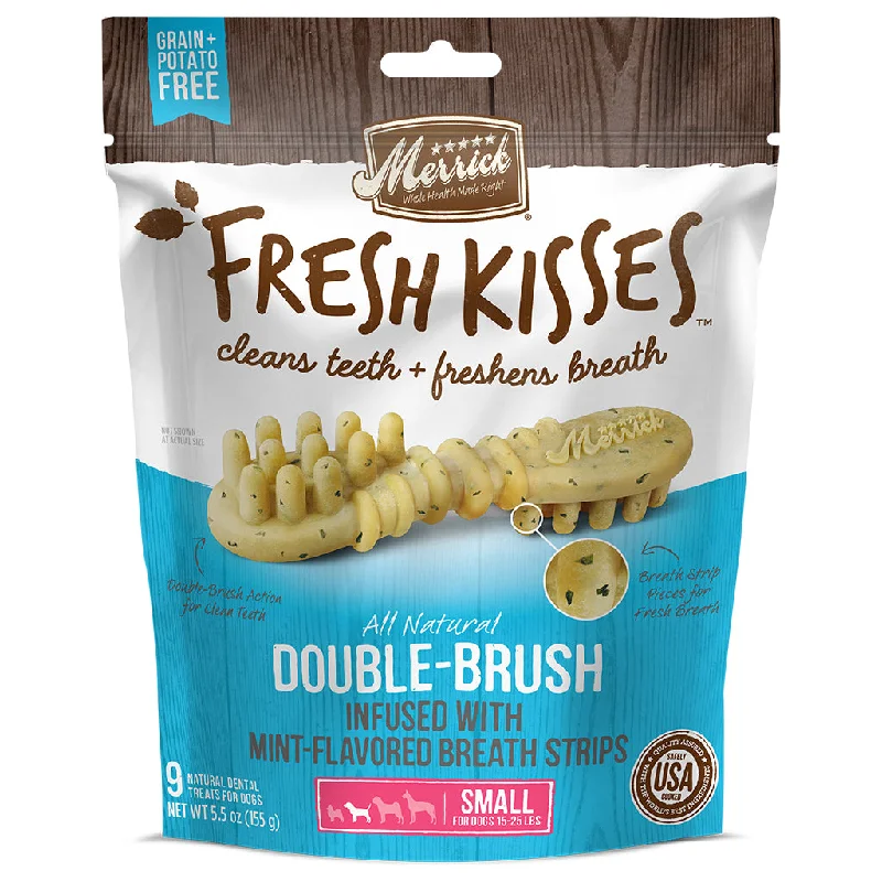 - Dog food helps the digestive systemMerrick Fresh Kisses Mint Breath Strips - For Small Dogs (15-25 lbs) - Dog food helps the digestive systemMerrick Fresh Kisses Mint Breath Strips - For Small Dogs (15-25 lbs)