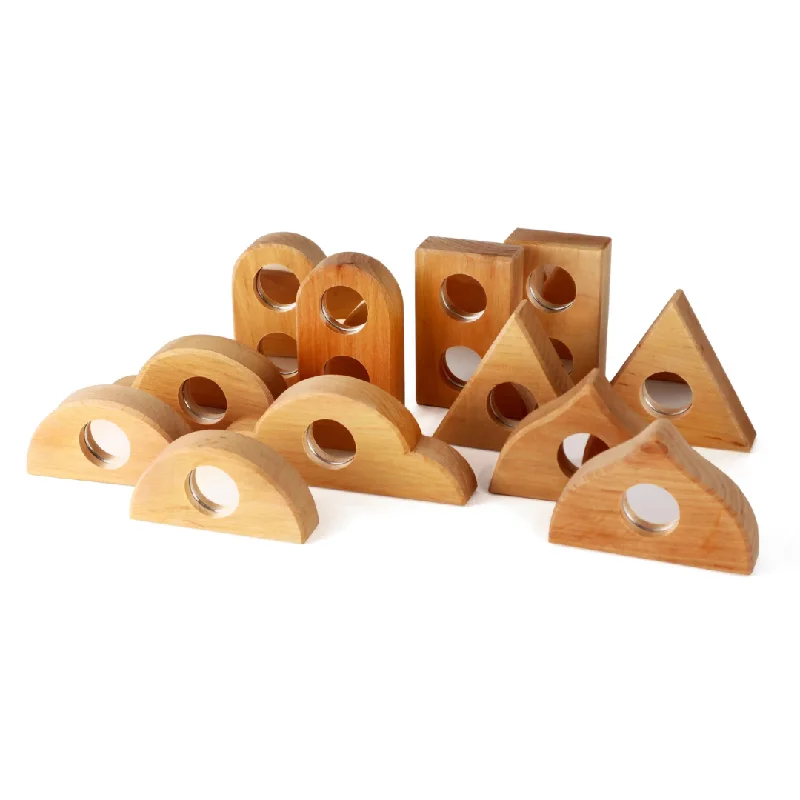  -Non-contact cat thermometerBauspiel Fairy Tale Window Blocks | Natural with Mirror Pane