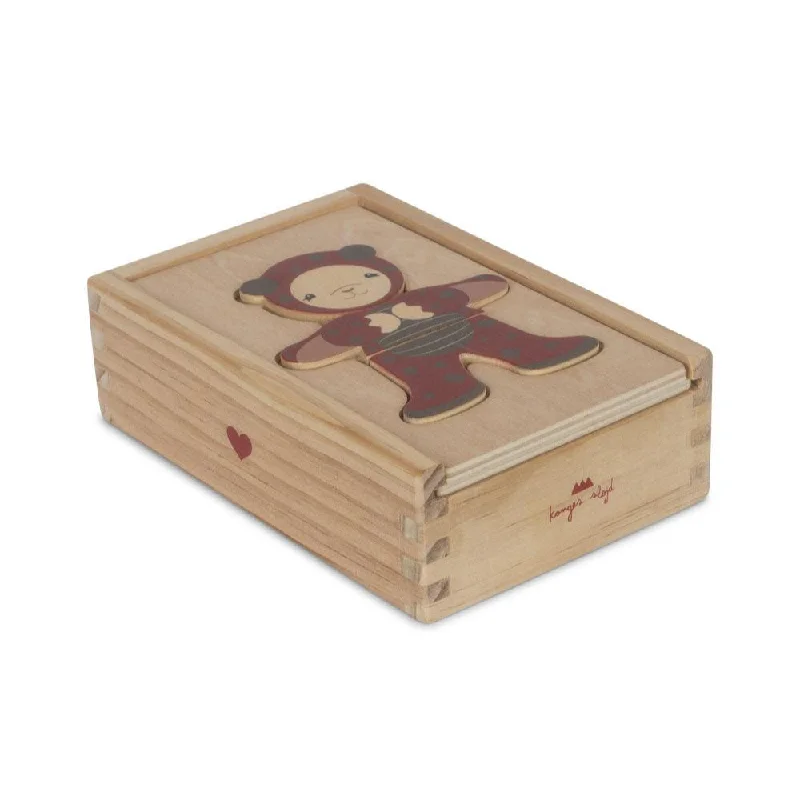 - Deodorizing cat litter tofu litterKonges Sløjd Wooden Dress-Up Teddy Puzzle | Animals BLUE PACKAGING - Deodorizing cat litter tofu litterKonges Sløjd Wooden Dress-Up Teddy Puzzle | Animals BLUE PACKAGING