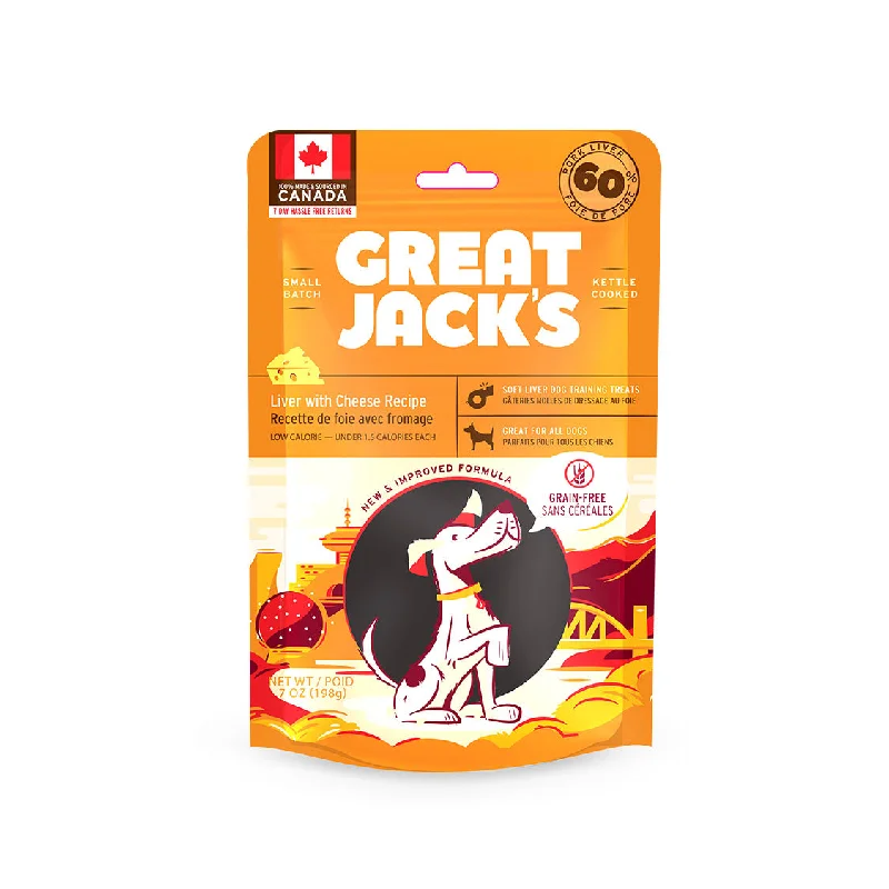 - Tear stain dog foodGreat Jack's Dog Treats - Liver with Cheese Recipe