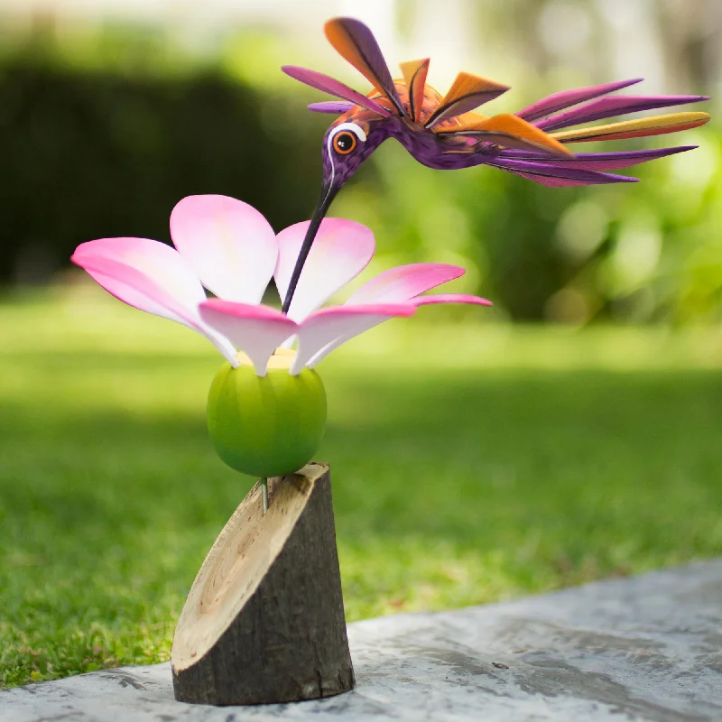 - Foldable and portable cat bagHappy Hummingbird Handmade Floral Wood Bird Sculpture - Foldable and portable cat bagHappy Hummingbird Handmade Floral Wood Bird Sculpture