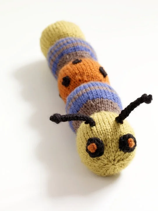 - Natural latex pet mattressCuddly Caterpillar Pattern (Knit)