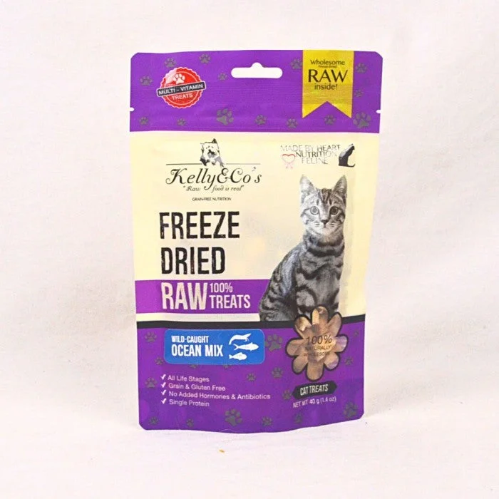    - Senior cat food  Freeze Dried Wild Caught Ocean Mix Cat Treat