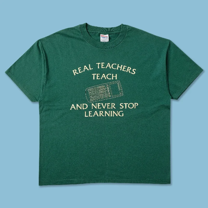 - Custom pet birthday cakeVintage Teacher T-Shirt XLarge