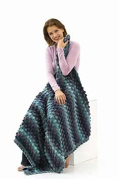 -Splash-proof food bowl AND Anti-choking slow food bowlShades of Blue Afghan Pattern (Crochet) -Splash-proof food bowl AND Anti-choking slow food bowlShades of Blue Afghan Pattern (Crochet)