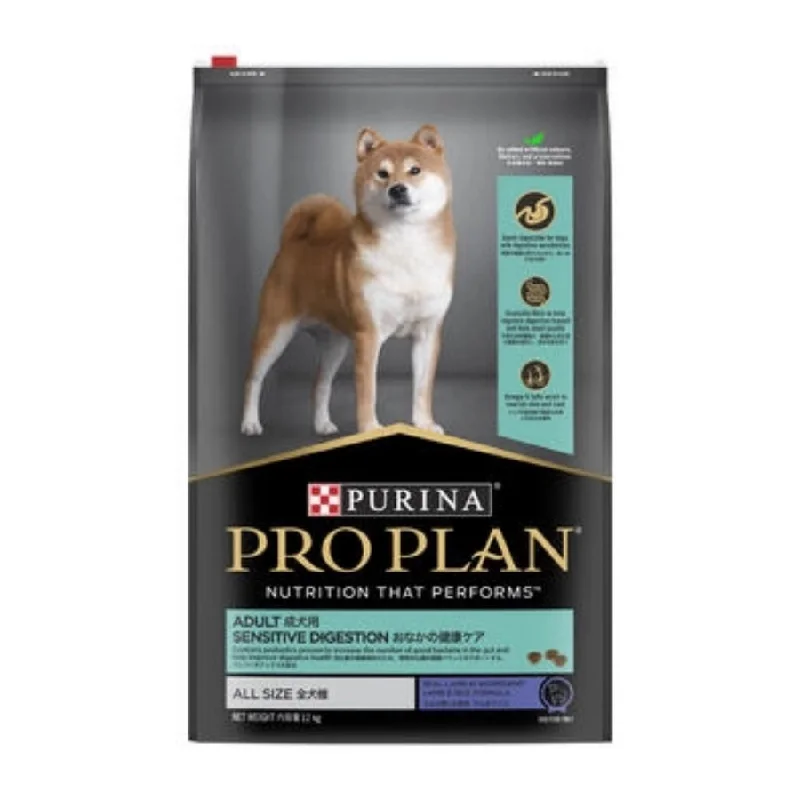 - Dog food discountsPro Plan Adult Sensitive Digestion Lamb Dry Dog Food 12kg