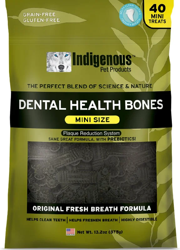 - How is Birgi dog foodIndigenous Dental Health Bones Mini — Original Flavor 13.2oz