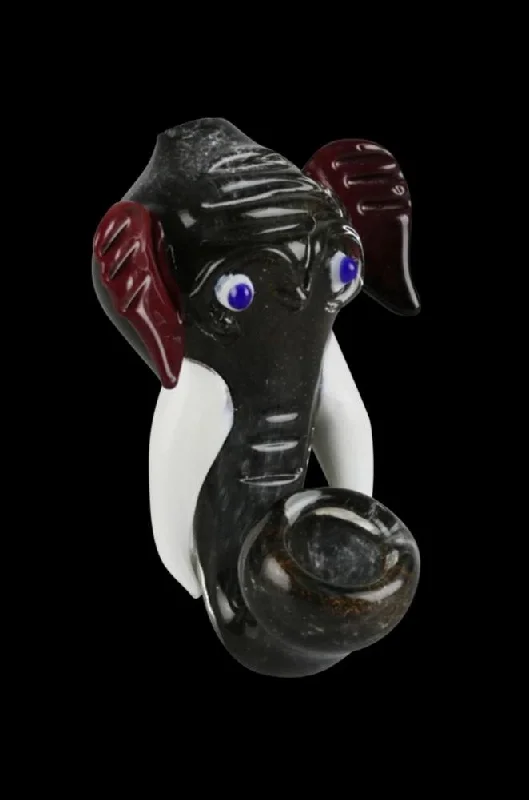 - Remote interactive pet feederFritted Glass Sherlock Pipe - Elephant Head