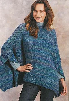 - Pet tear stain cleaning wipesColorwaves Poncho Pattern (Knit)