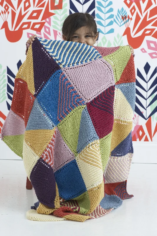  -Anti-slip claw protection raincoat FOR dogsColor Blocks Baby Blanket Pattern (Knit)