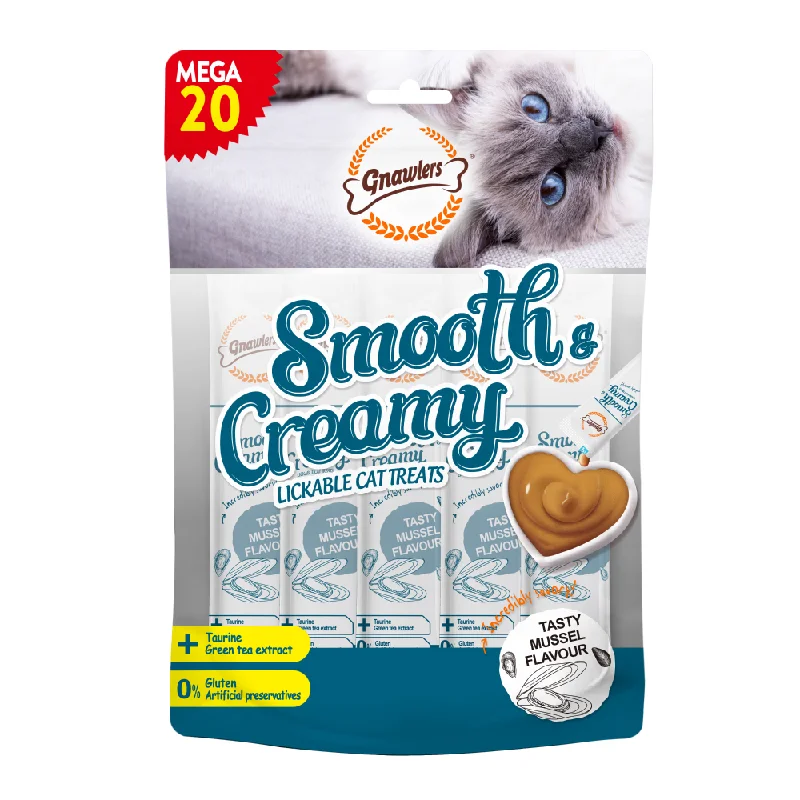 - Natural latex pet mattressGnawlers Mussel Flavour Creamy Cat Treats (300g)