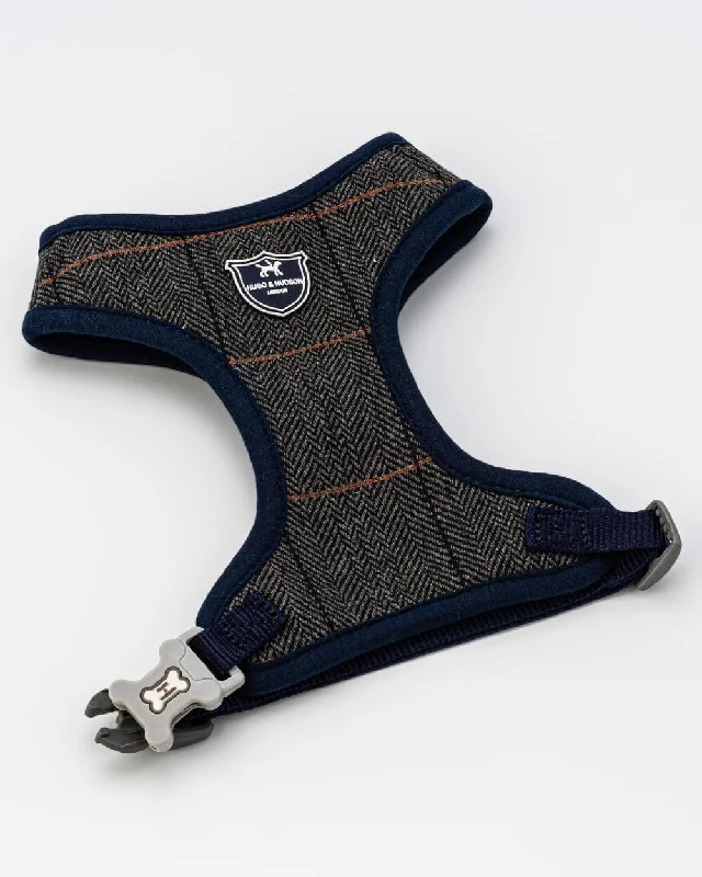  -Anti-scratch sofa protective coverTweed Dog Harness - Grey Checked Herringbone
