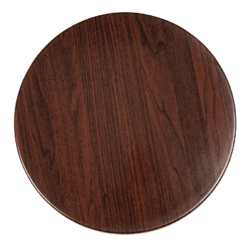 ---Bolero Round Table Top Dark Brown 600mm