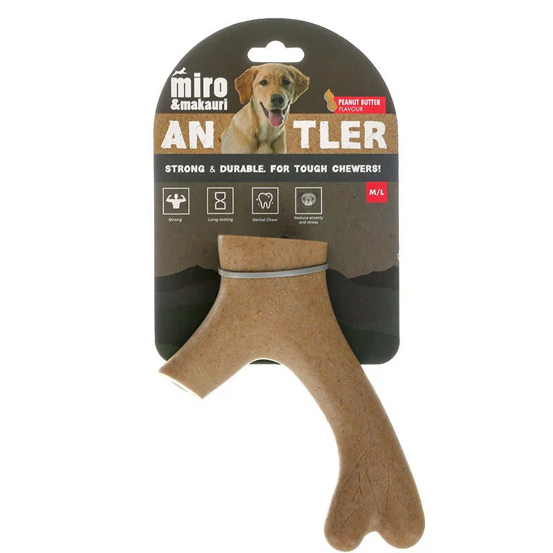 - Indoor pet toy recommendationsTough Toys for Dogs - Peanut Butter Antler Toy