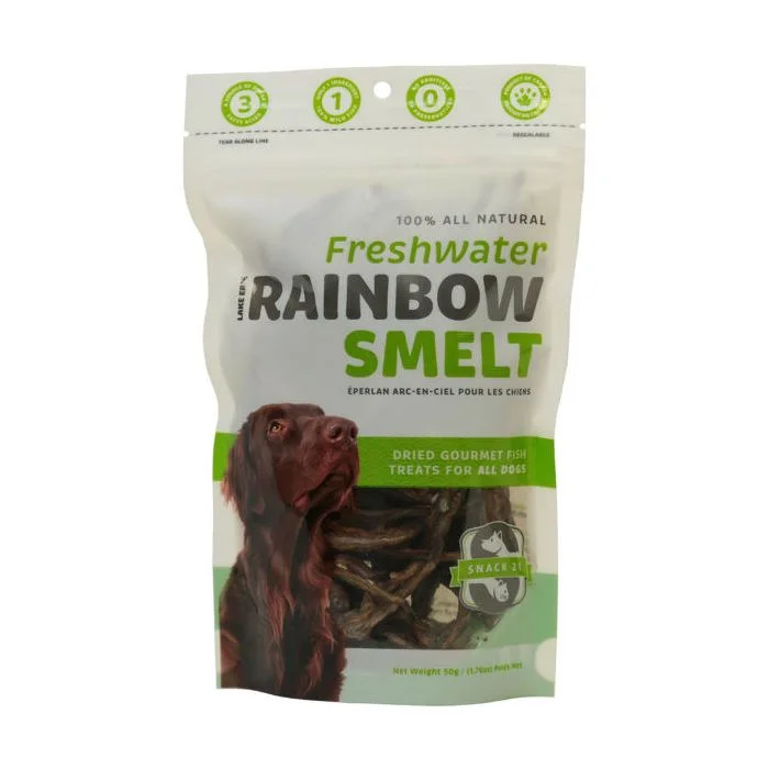 - Dog food for pregnancy and lactationSnack 21 Freshwater Rainbow Smelt Treats 50g