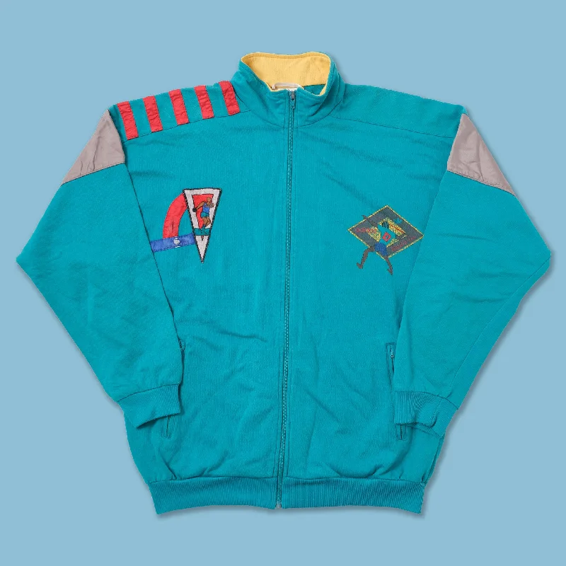 - Cat anti-jump window safety netVintage Adidas Athletic Line Sweat Jacket Large