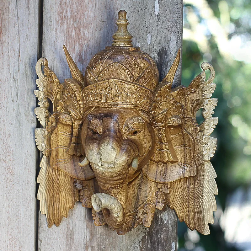 - Climbing pet constant temperature heating padGanesha, Bestower of Happiness Balinese Ganesha Mask - Climbing pet constant temperature heating padGanesha, Bestower of Happiness Balinese Ganesha Mask