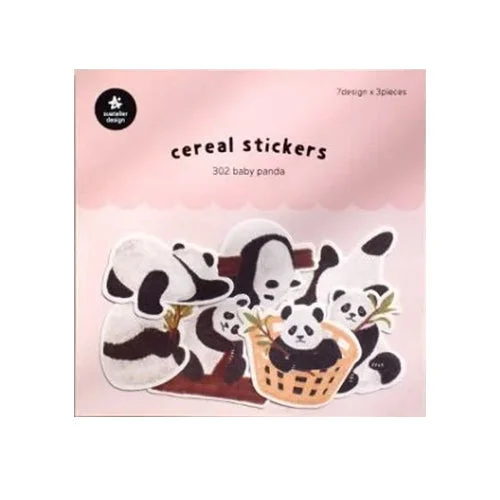 - Solid wood cat climbing frame customizedSuatelier 21pcs Baby Panda 7 Designs Die-Cut Sticker Flakes - Solid wood cat climbing frame customizedSuatelier 21pcs Baby Panda 7 Designs Die-Cut Sticker Flakes