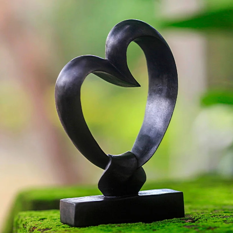 - Automatic temperature adjustment cat bedBonds of the Heart Romantic Wood Sculpture from Indonesia