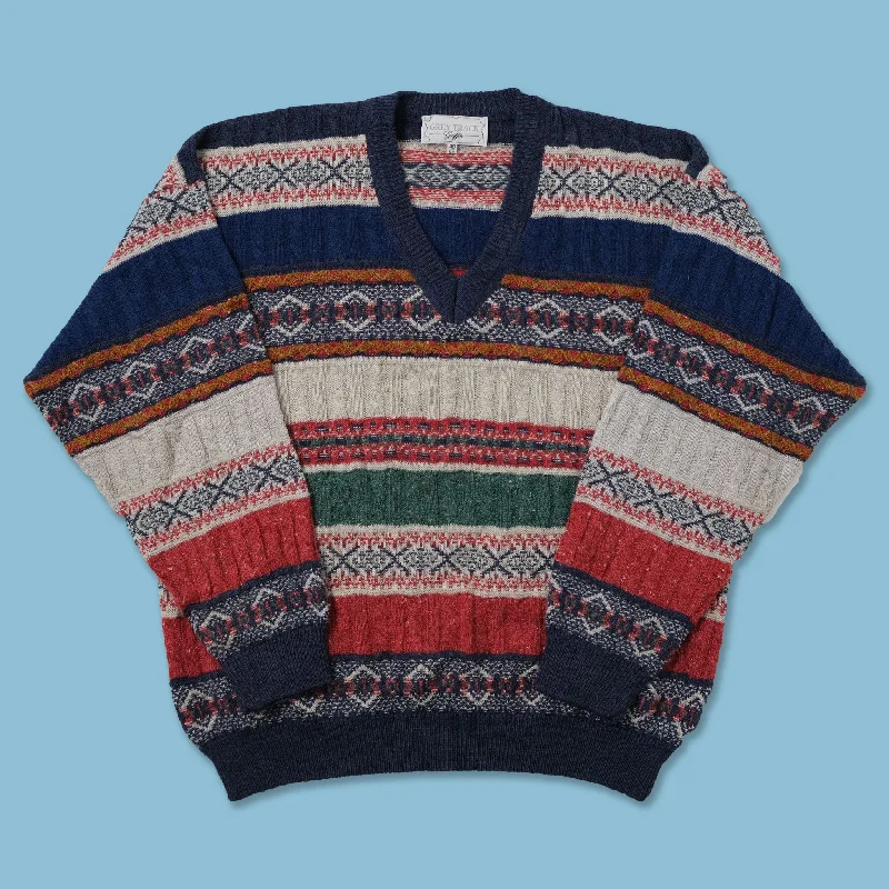  -Explosion-proof leash FOR LARGE dogsVintage V-Neck Knit Sweater Large