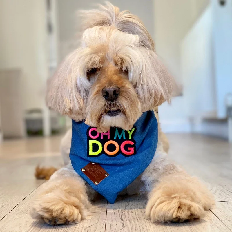 - Remote interactive pet feederOHMYDOG Bandana Neckerchief