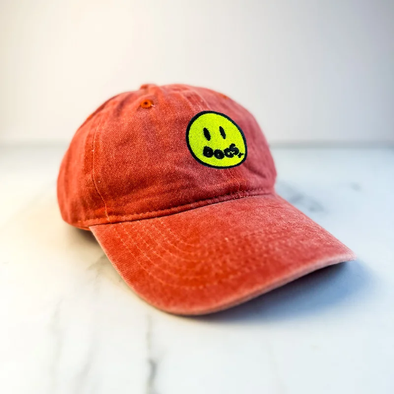 - Hamster silent running wheel to prevent chewingUnisex Embroidered Doggy Smile Cap | Orange - Hamster silent running wheel to prevent chewingUnisex Embroidered Doggy Smile Cap | Orange