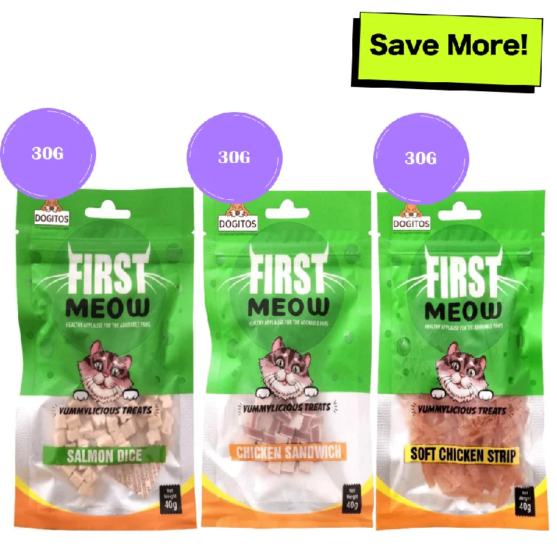 - Solid wood cat climbing frame customizedFirst Meow Salmon Dice, Chicken Sandwich and Soft Chicken Strip Cat Treat Combo