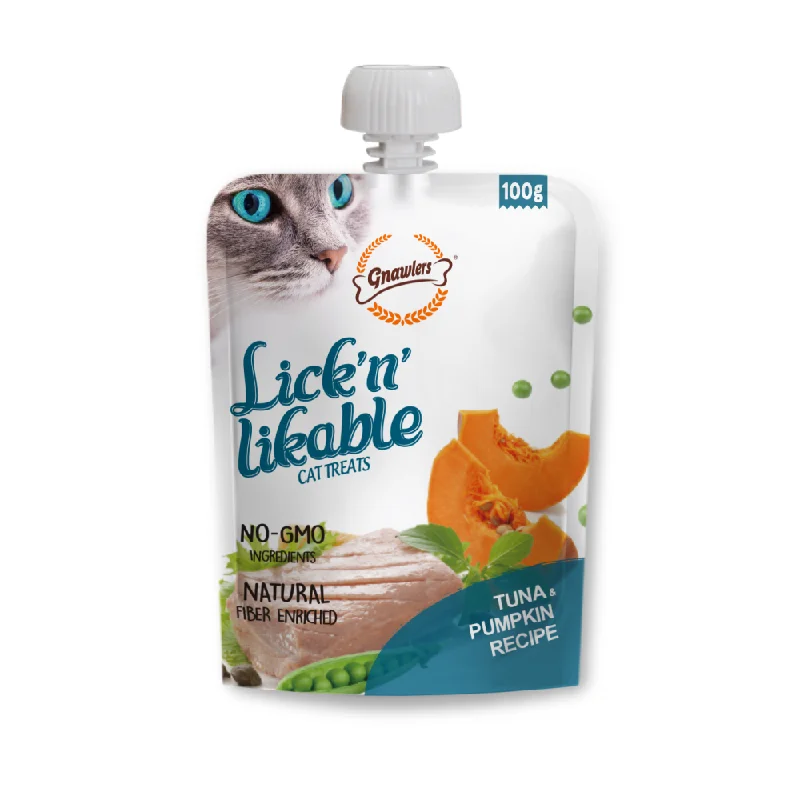 - Pet vitamin complex nutrition tabletsGnawlers Tuna & Pumpkin Lick n Likable Cat Treats - Pet vitamin complex nutrition tabletsGnawlers Tuna & Pumpkin Lick n Likable Cat Treats