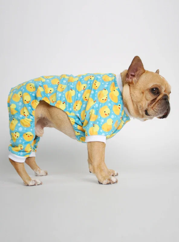 Pet ClothesRubber Duckie Dog Pajama Jumpsuit