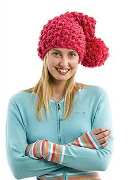 - Postoperative pet anti-licking Elizabethan collarBIG Seed Stitch Hat with Pom Pom Pattern (Knit)