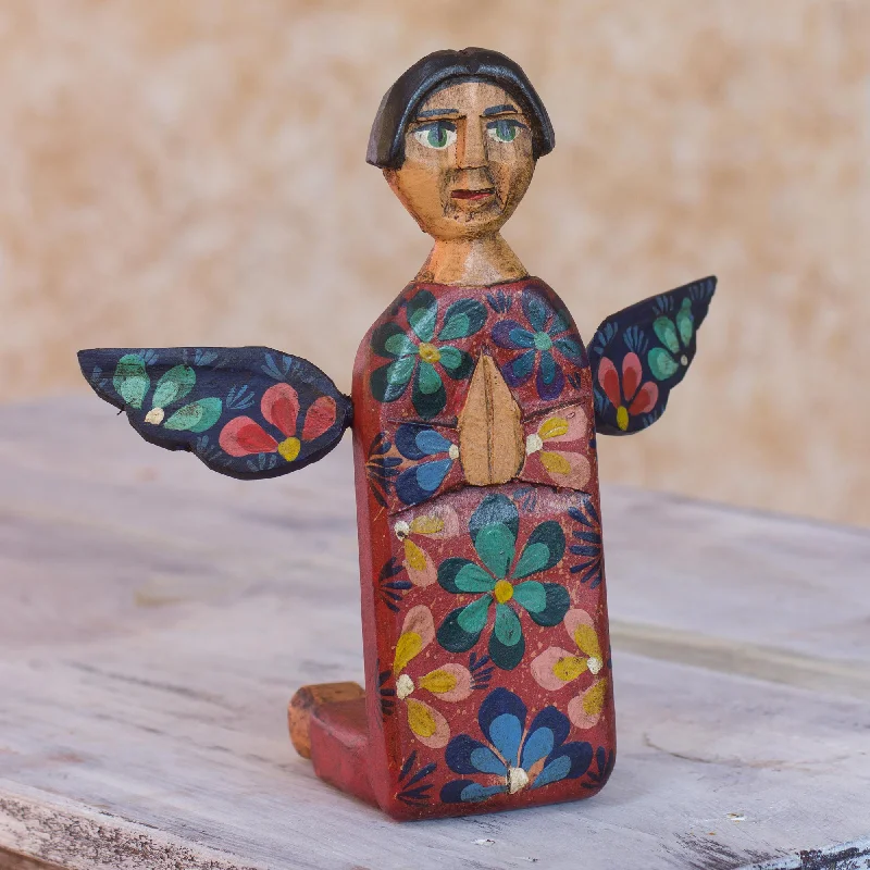 - Pet fence foldable indoorAngel of Vitality II Kneeling Angel Artisan Crafted Wood Sculpture Statuette - Pet fence foldable indoorAngel of Vitality II Kneeling Angel Artisan Crafted Wood Sculpture Statuette