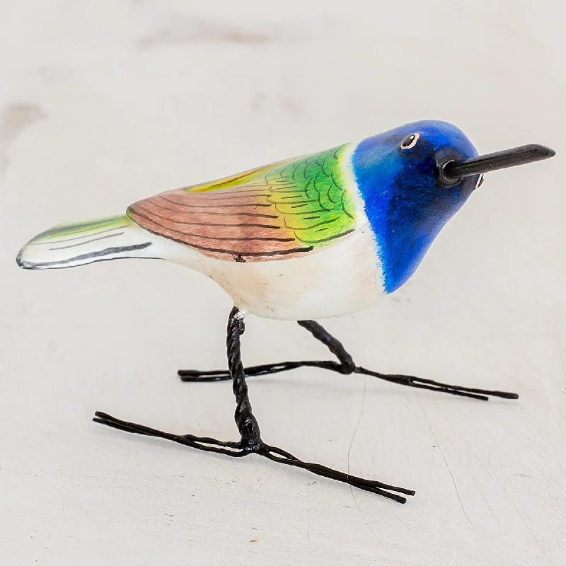 - Remote interactive pet feederJacobin Hummingbird Guatemalan Handmade Jacobin Hummingbird Clay Bird Figurine - Remote interactive pet feederJacobin Hummingbird Guatemalan Handmade Jacobin Hummingbird Clay Bird Figurine