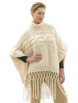 - Parrot climbing and standing wooden frameFishermans Poncho Pattern (Knit)